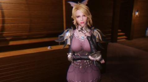 上古卷轴5：天际MOD：vindictus 洛奇英雄传新角色miri龙裔专属套装