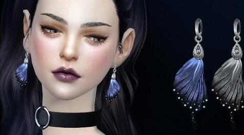 模拟人生4MOD：S-Club LL ts4 erring N28-耳环N28