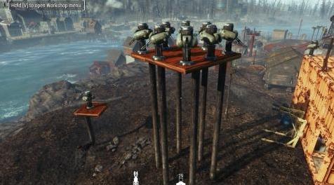 辐射4MOD：[汉化]圆木栅栏围墙v1.0(Log Fence Walls)~