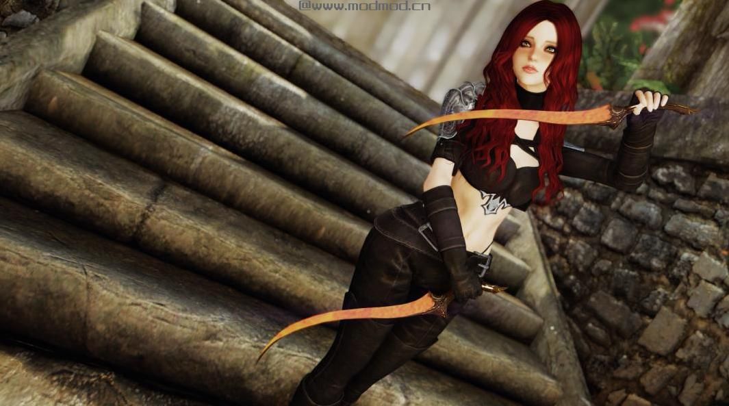 上古卷轴5：重置版MOD：Katarina装甲-SSE CBBE体滑块