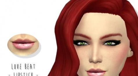 模拟人生4MOD：【化妆MOD】Love Beat唇彩 by cherryberry