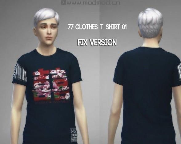 模拟人生4MOD：9款非替换T恤