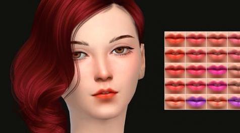 模拟人生4MOD：Bobur 口红N08