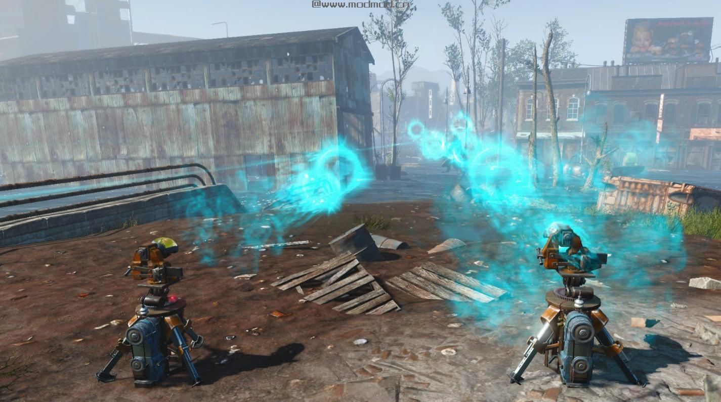 辐射4MOD： [汉化]先进高科技炮塔v2.5(Advanced Settlement Turret Set)