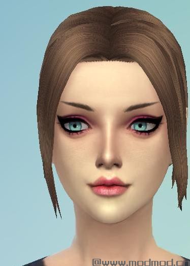 模拟人生4MOD：无性别非替换、质感超好的直眉 by HA2D