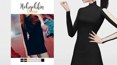 模拟人生4MOD：[WAEKEY] Hobgoblin Dress