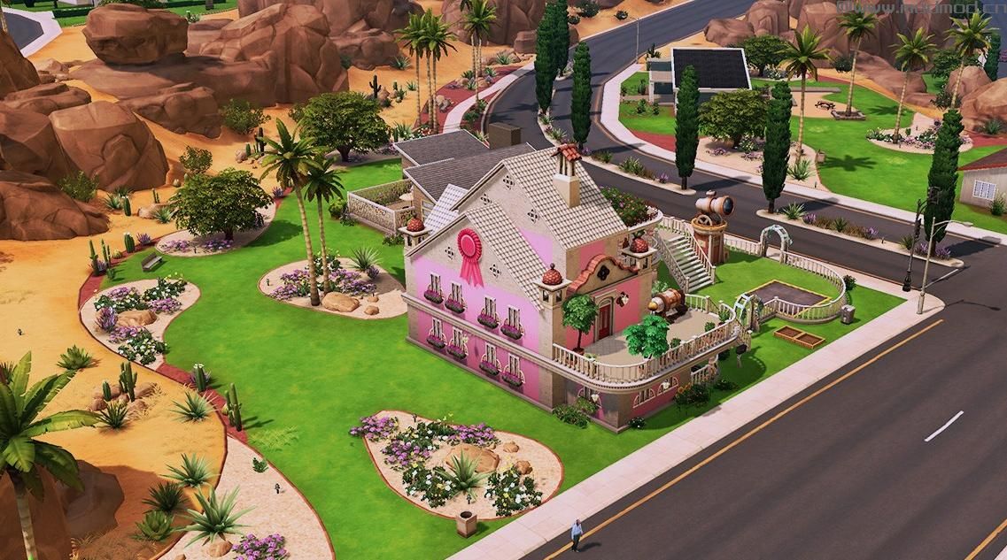 模拟人生4MOD：【3DM-Sims小组】甜蜜可爱的萌萌糖果屋：CandyHouse