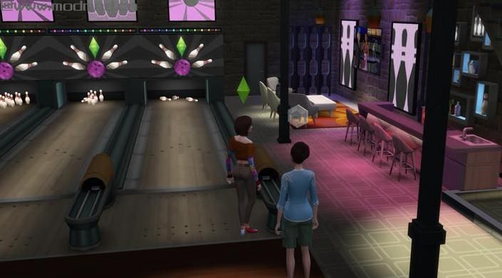 模拟人生4MOD：保龄球加速MOD：换人或开始保龄球的时候不再卡顿