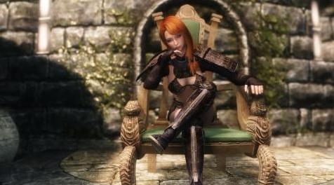 上古卷轴5：天际MOD：漂亮的坐姿Pretty Sit Idle 1.41d