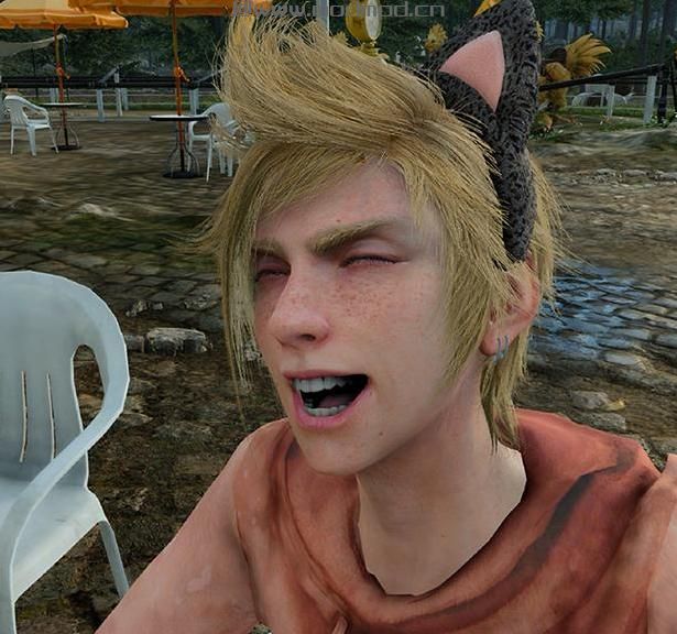 最终幻想15MOD：可爱风格〜猫连帽衫（Prompto的装备）