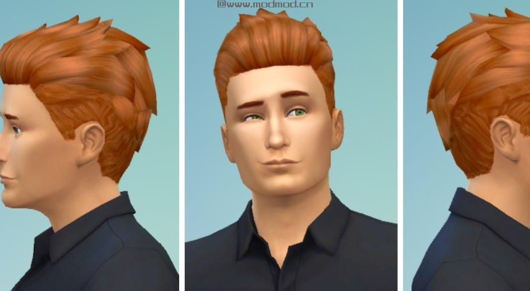 模拟人生4MOD：短发材质重建