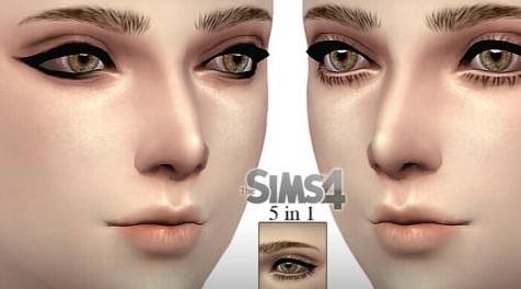 模拟人生4MOD：【化妆MOD】非常漂亮的眼睫毛，捏妹子必备！ by S-Club LL