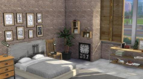 模拟人生4MOD：kardofe_Millennial Bedroom 成人卧室