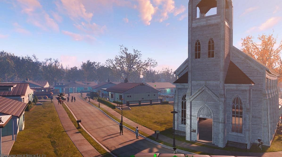 辐射4MOD：汉化 办公室和商店建筑2.3MOD