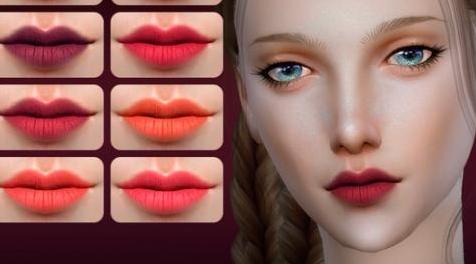 模拟人生4MOD：Bobur Lipstick 37-口红37