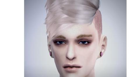 模拟人生4MOD：【发型MOD】男性个性短发 by Black