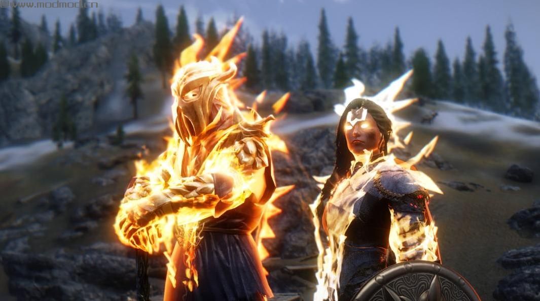 上古卷轴5：重置版MOD：独特龙体