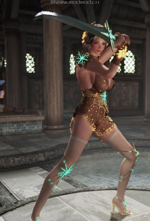 上古卷轴5：天际MOD：黑色沙漠 游侠比较稀有的服装