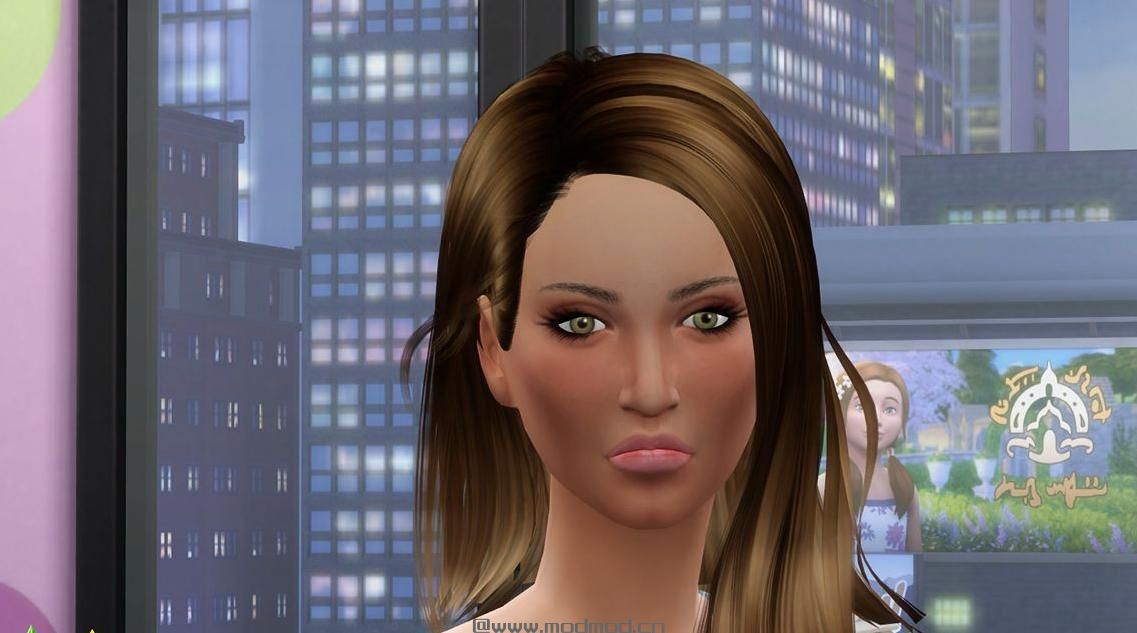 自然清新化妆组件，