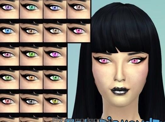 模拟人生4MOD：【化妆MOD】女性钻石闪耀美瞳 by Taty