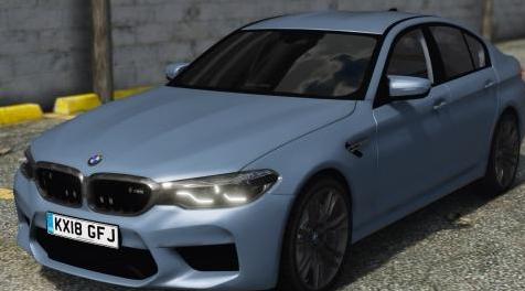 侠盗猎车手5MOD：2018年未标记的BMW M5 F90 [替换| ELS] V1