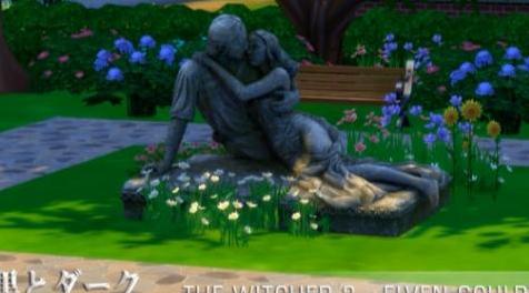 模拟人生4MOD：情侣雕像