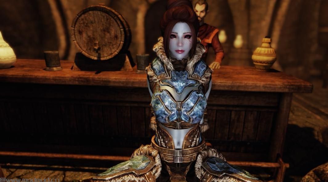 上古卷轴5：重置版MOD：Stalhrim盔甲-CBBE上半身滑轨