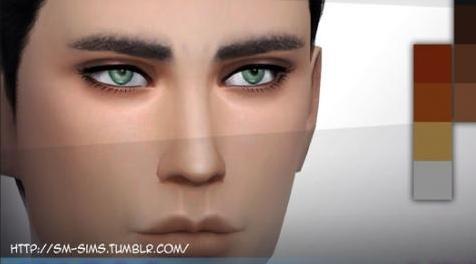 模拟人生4MOD：Minos 男士眉毛