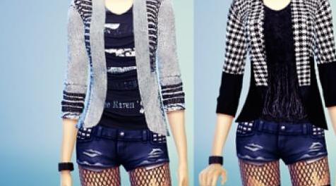 模拟人生4MOD：西装外套