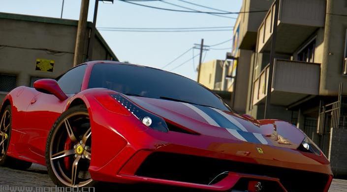 侠盗猎车手5MOD：法拉利458 Speciale 2015 [附加] 1.2