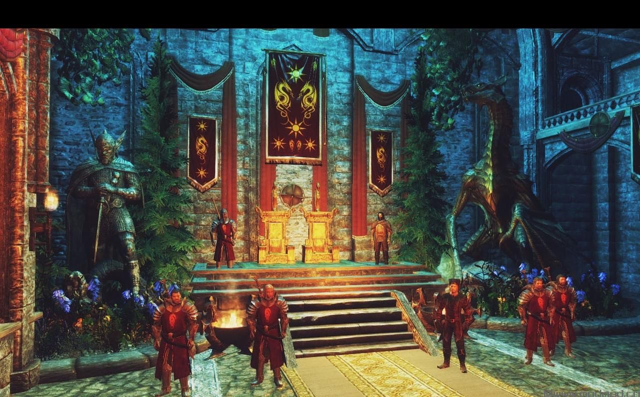 上古卷轴5：天际MOD：LC-Become King of Riverhelm成为河盔城的主宰者吧，建设你的城市，发展你的军队来抵御敌人的入侵。