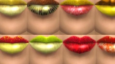 模拟人生4MOD：水果唇彩系列 by lanessear