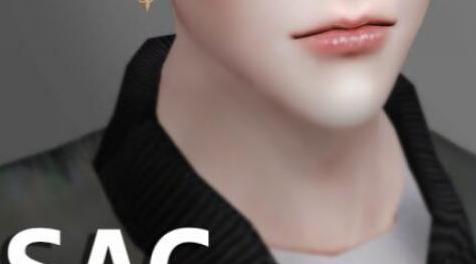 模拟人生4MOD：SAC_m_earring_02 男士耳环