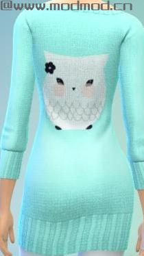 模拟人生4MOD：女性针织及臀外套