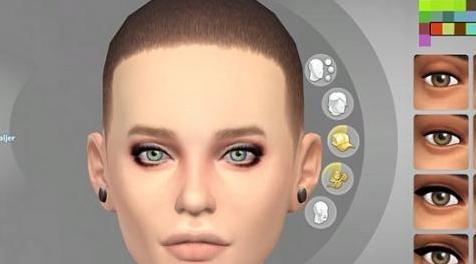 模拟人生4MOD：【化妆MOD】女用真实美瞳 by Ms Blue