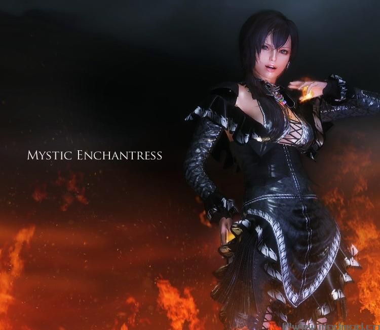 上古卷轴5：天际MOD：UNP Mystic Enchantress神秘女巫（材质非常棒，U身）