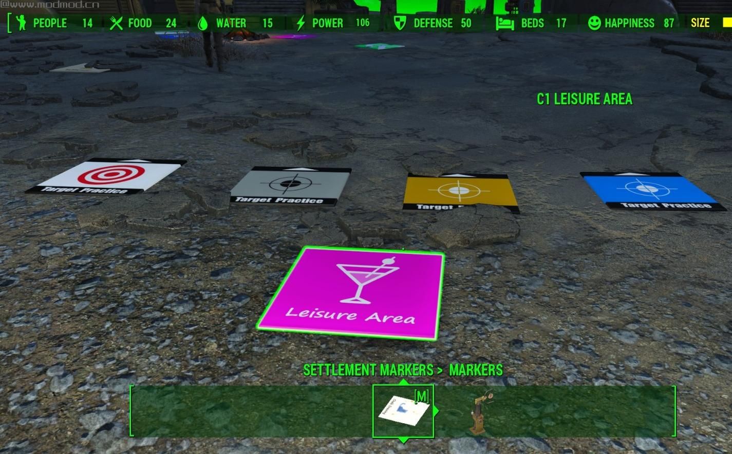 辐射4MOD：搬运 汉化 定居点标记1.4 MOD