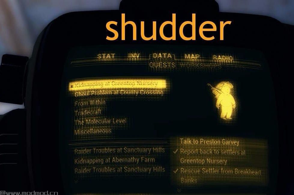 辐射4MOD：去掉烦人的扫描线、明暗变化、抖动、闪烁、动力甲