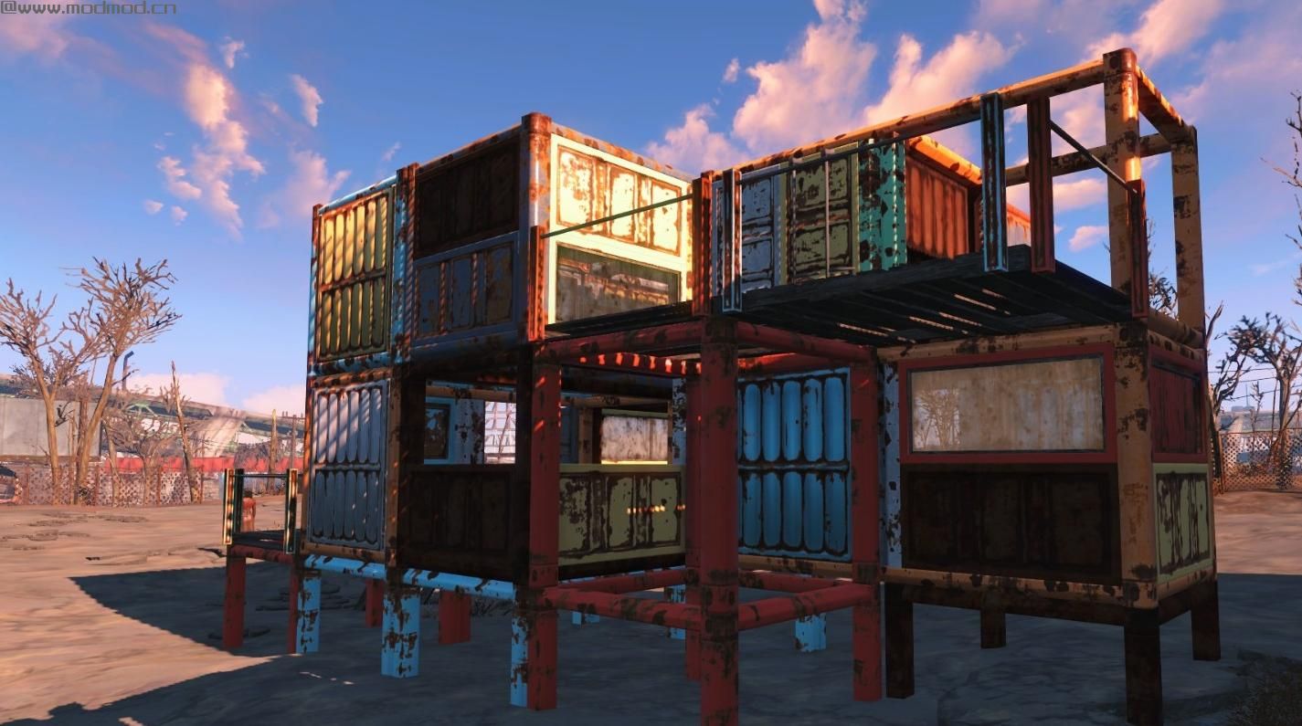 辐射4MOD：汉化 可建造的集装箱住宅1.0MOD