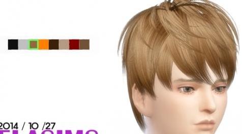 模拟人生4MOD：【发型MOD】男女可用NewSea家帅气发型3T4 by ELA