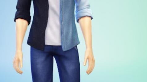 模拟人生4MOD：一件男士外套