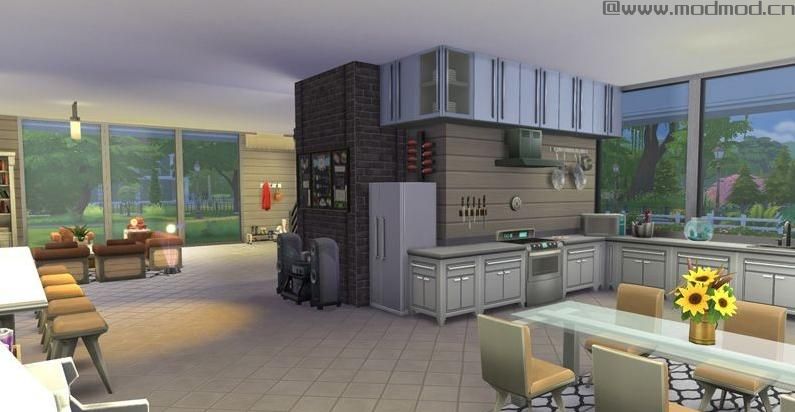 【3DM-Sims小组审核作品】无自定义 多功能房屋 30X20 彩色心情 实用小别墅