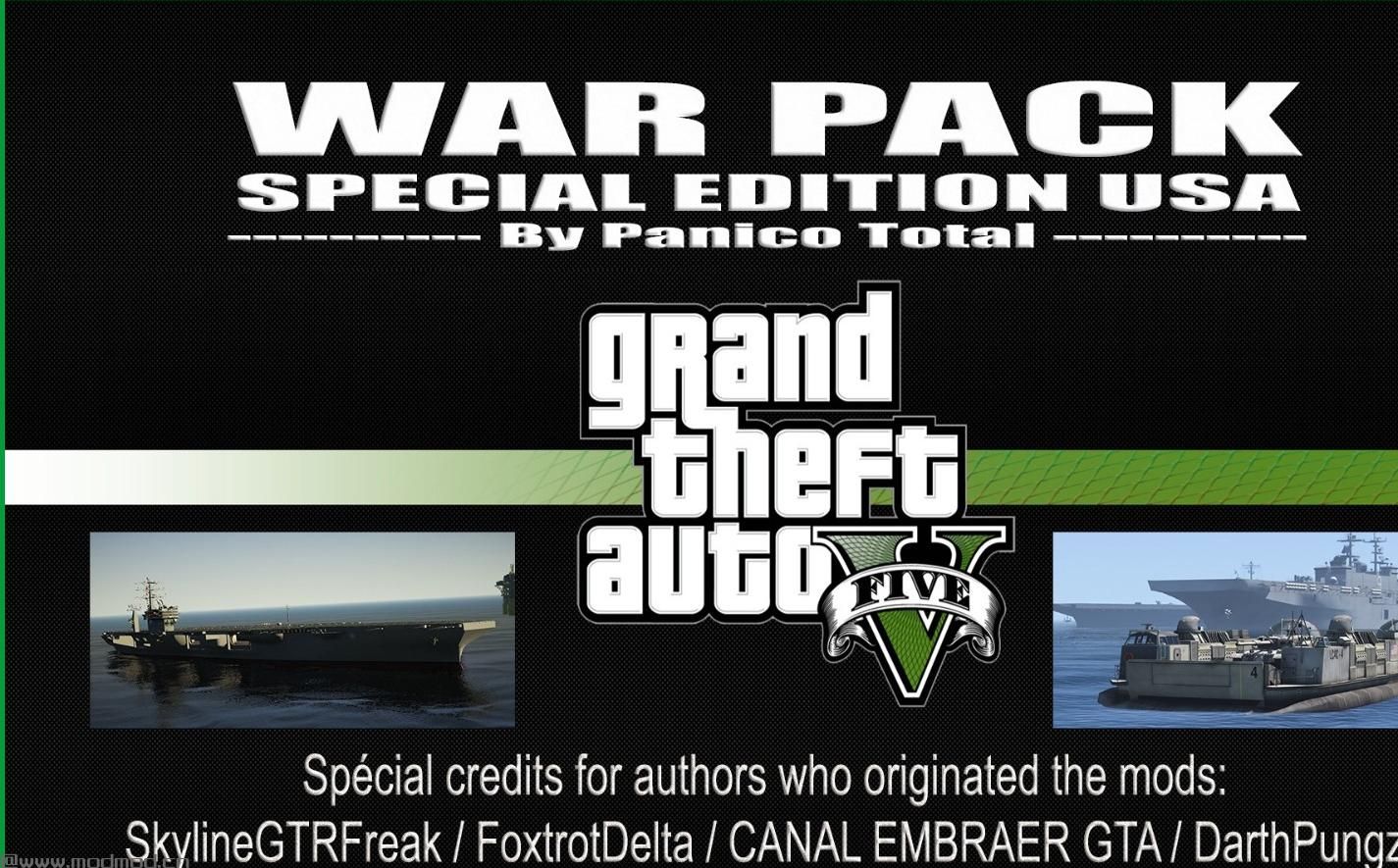 侠盗猎车手5MOD：War Pack / Special Edition USA [附加组件] 3.0