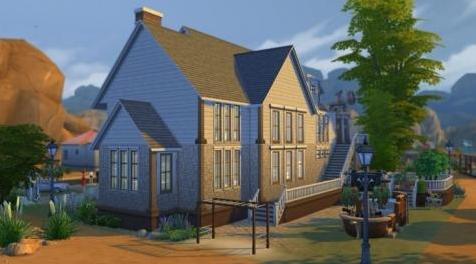 模拟人生4MOD：40X30 全功能 木质别墅