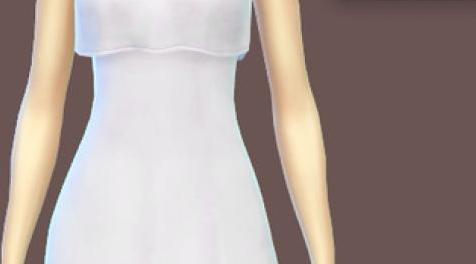 模拟人生4MOD：6套款式漂亮的白色连衣裙及上衣和相匹配的鞋子