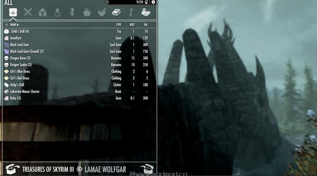 Skyrim SE -动态链接容器