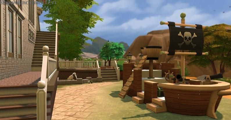 模拟人生4MOD：40X30 全功能 木质别墅