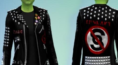 模拟人生4MOD：男性朋克上衣 by simtaxerror