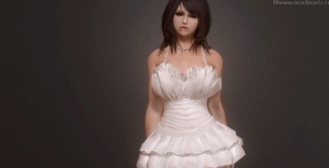 上古卷轴5：天际MOD：3种颜色 性感Vindictus Mix Robes CBBE HDT C身有BS