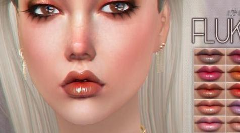 模拟人生4MOD： [ Fluke ] - Lip Colour  唇彩